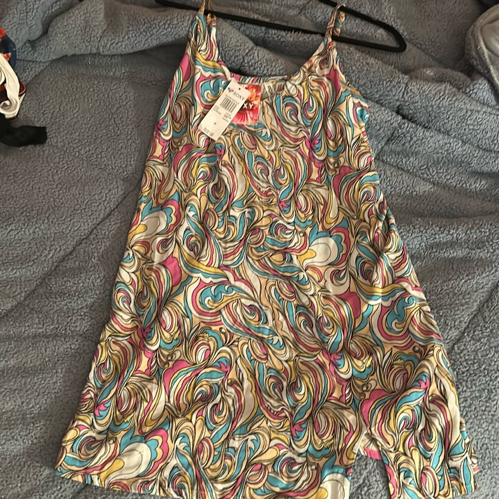 NWT Roxy Daytrip Mini Slip in Multicoloured Print